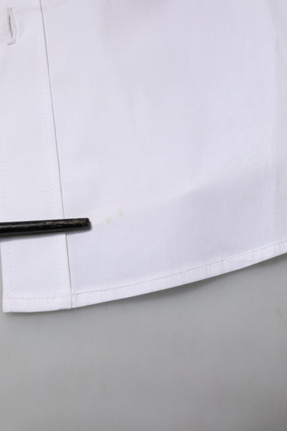 Dolce & Gabbana White Cotton Long Sleeves Dress Formal Shirt by Dolce & Gabbana