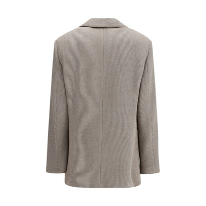 Brunello Cucinelli Ribbed design lurex Jacket