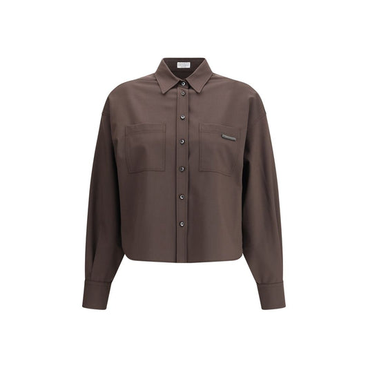 Chemise en laine Brunello Cucinelli