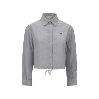 Chemise courte rayée Maison Kitsuné
