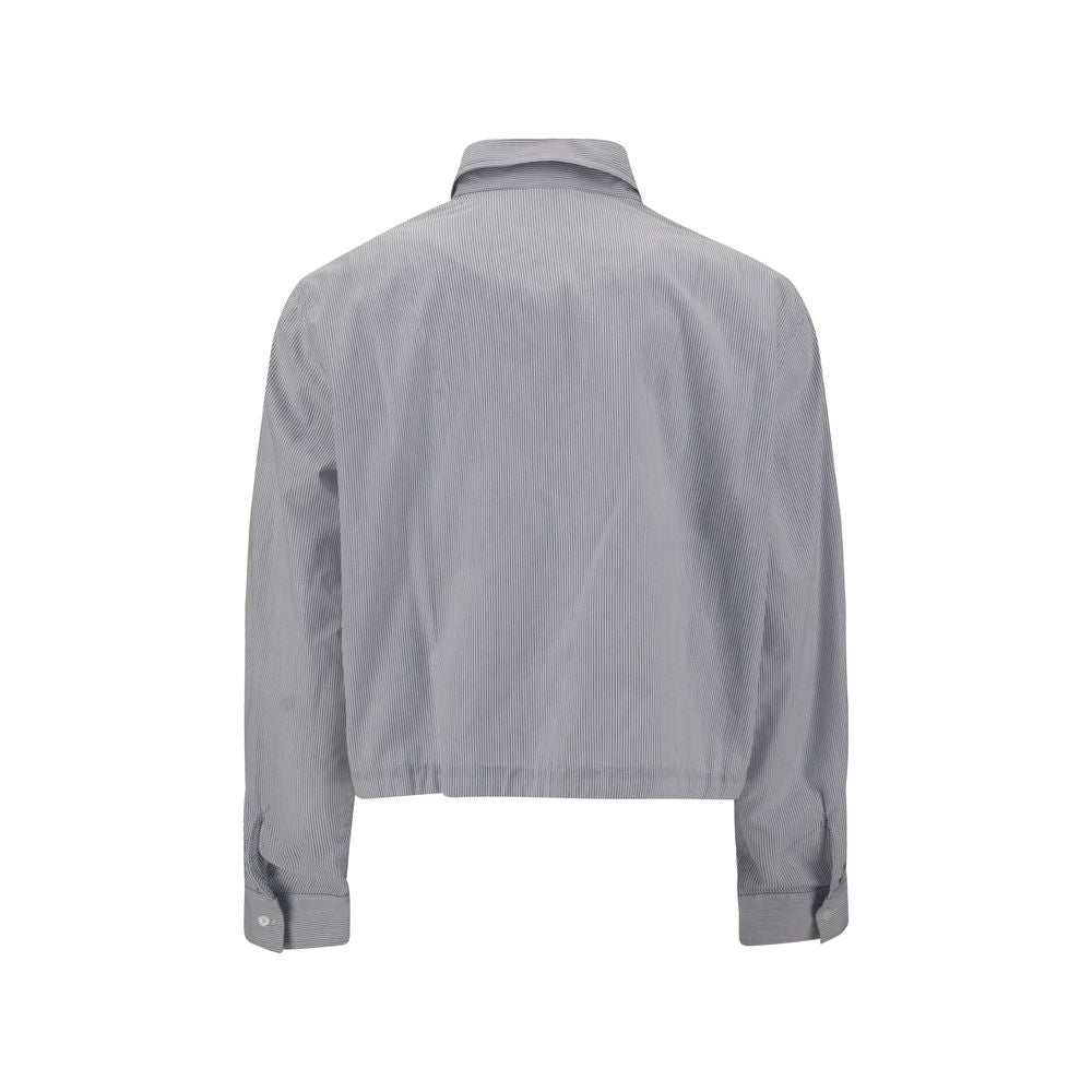 Chemise courte rayée Maison Kitsuné