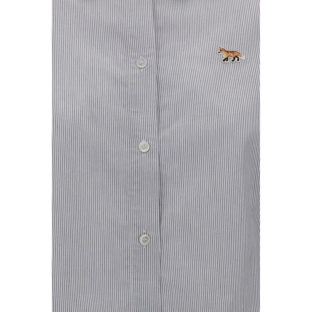 Chemise courte rayée Maison Kitsuné