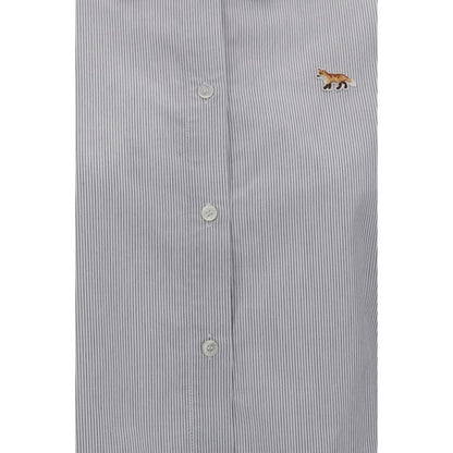 Chemise courte rayée Maison Kitsuné