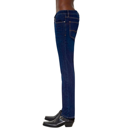 Diesel Blue Cotton Jeans & Pant by Diesel