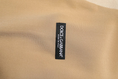 Gilet habillé en lin beige Dolce &amp; Gabbana pour homme