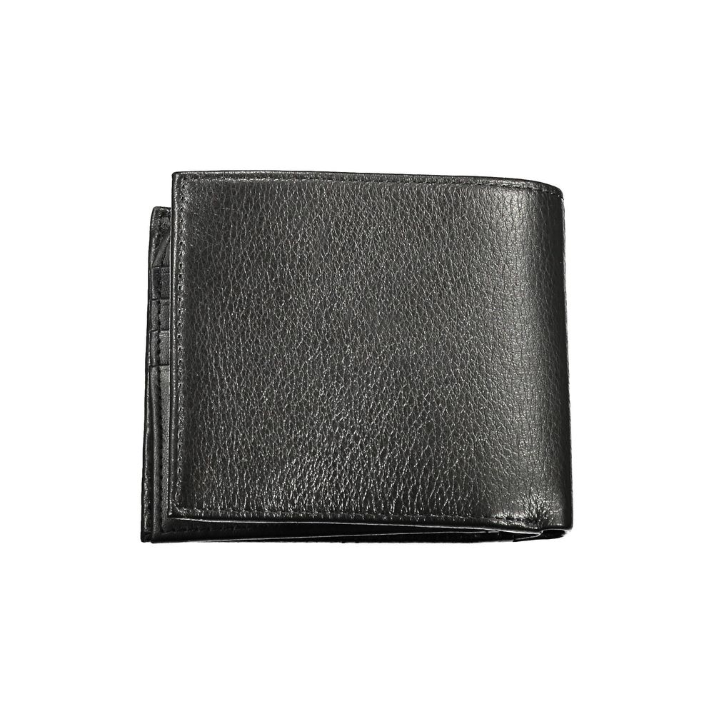 Portefeuille homme en cuir noir Tommy Hilfiger