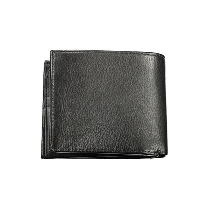 Portefeuille homme en cuir noir Tommy Hilfiger