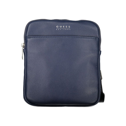 Sac à bandoulière bleu élégant Guess Jeans avec grand espace de rangement