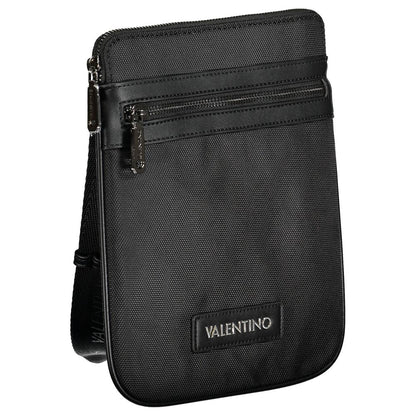 Sac à bandoulière en polyester noir Mario Valentino