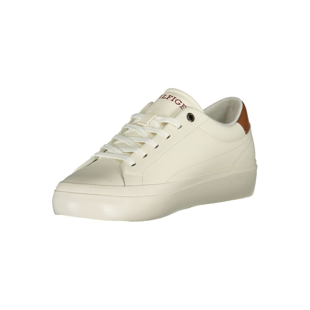 Tommy Hilfiger White Polyethylene Men Sneaker by Tommy Hilfiger