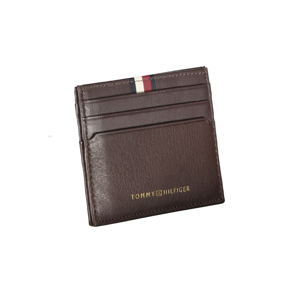 Tommy Hilfiger Brown Leather Men Wallet by Tommy Hilfiger