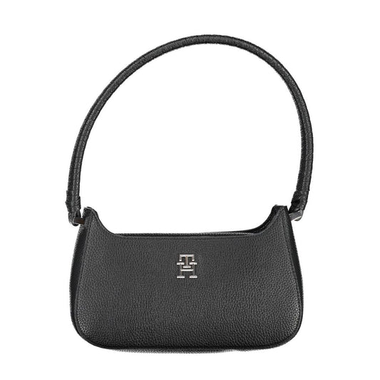 Tommy Hilfiger Black Polyethylene Handbag by Tommy Hilfiger
