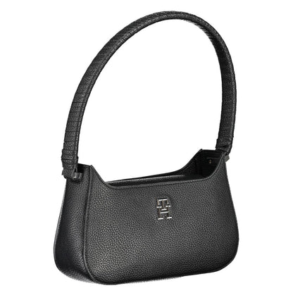 Tommy Hilfiger Black Polyethylene Handbag by Tommy Hilfiger
