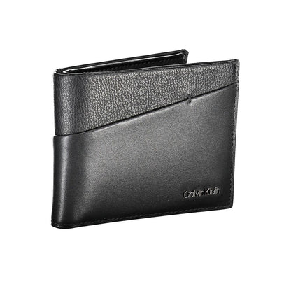 Portefeuille à deux volets en cuir élégant Calvin Klein avec blocage RFID