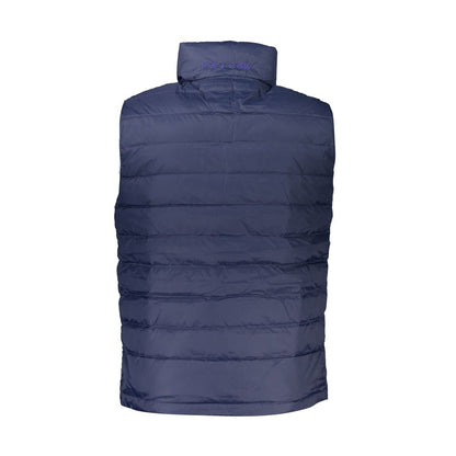 Veste bleue brodée sans manches élégante La Martina