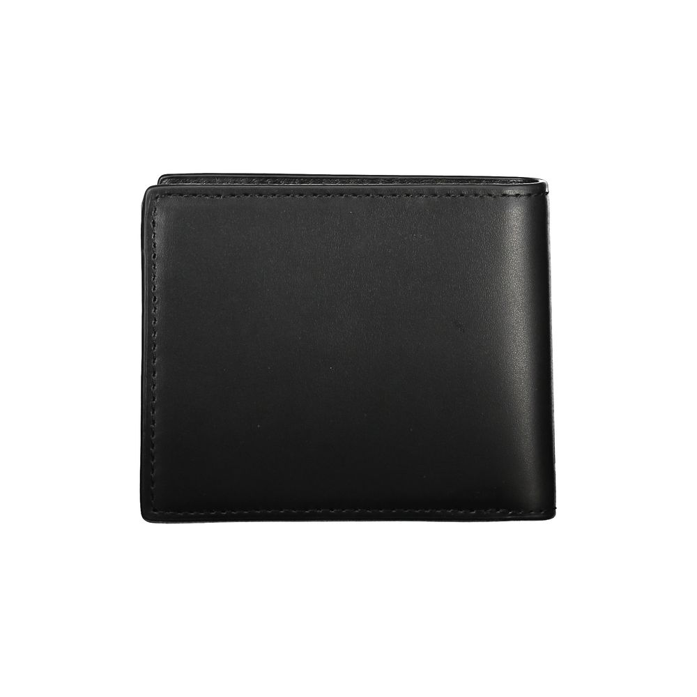 Portefeuille homme en cuir noir Tommy Hilfiger