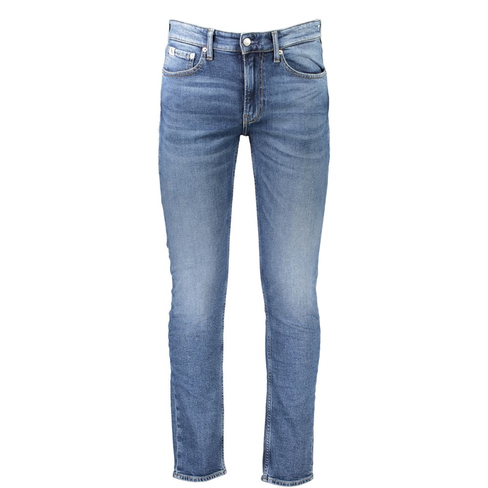 Calvin Klein Blue Cotton Jeans & Pant by Calvin Klein