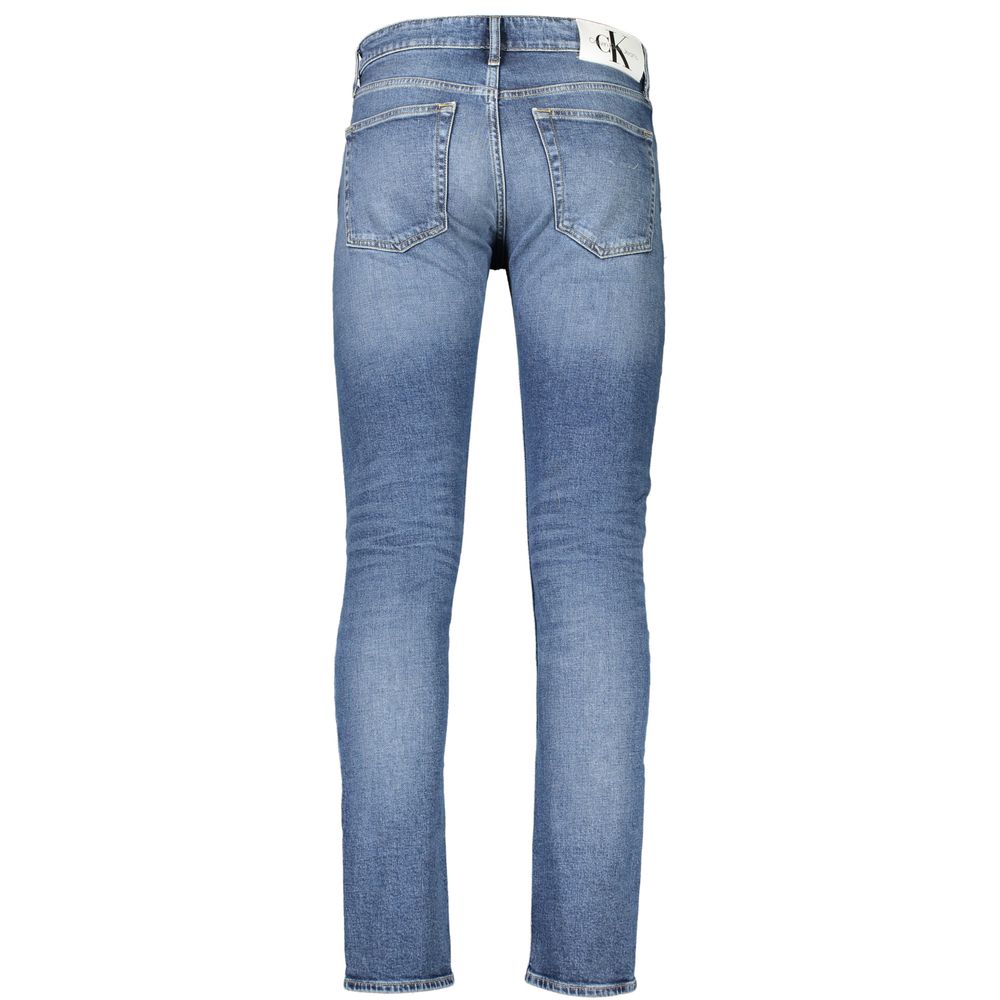 Calvin Klein Blue Cotton Jeans & Pant by Calvin Klein