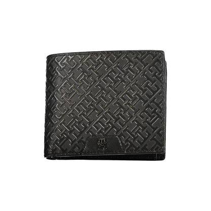 Portefeuille en cuir élégant à deux volets Tommy Hilfiger avec porte-monnaie