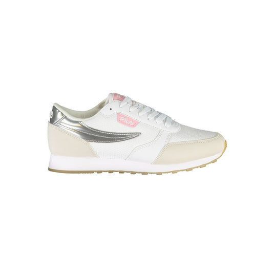 Fila Sleek Silver Accented Sports Sneakers by Fila