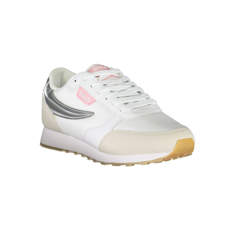 Fila Sleek Silver Accented Sports Sneakers by Fila