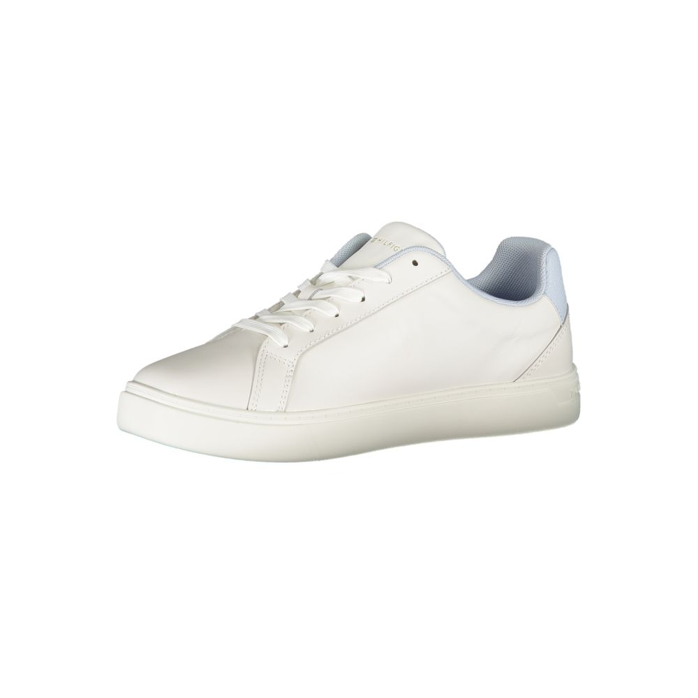 Tommy Hilfiger White Polyester Sneaker by Tommy Hilfiger