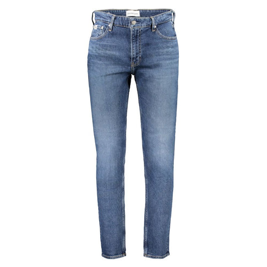Calvin Klein Blue Cotton Jeans & Pant by Calvin Klein
