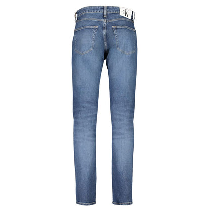 Calvin Klein Blue Cotton Jeans & Pant by Calvin Klein