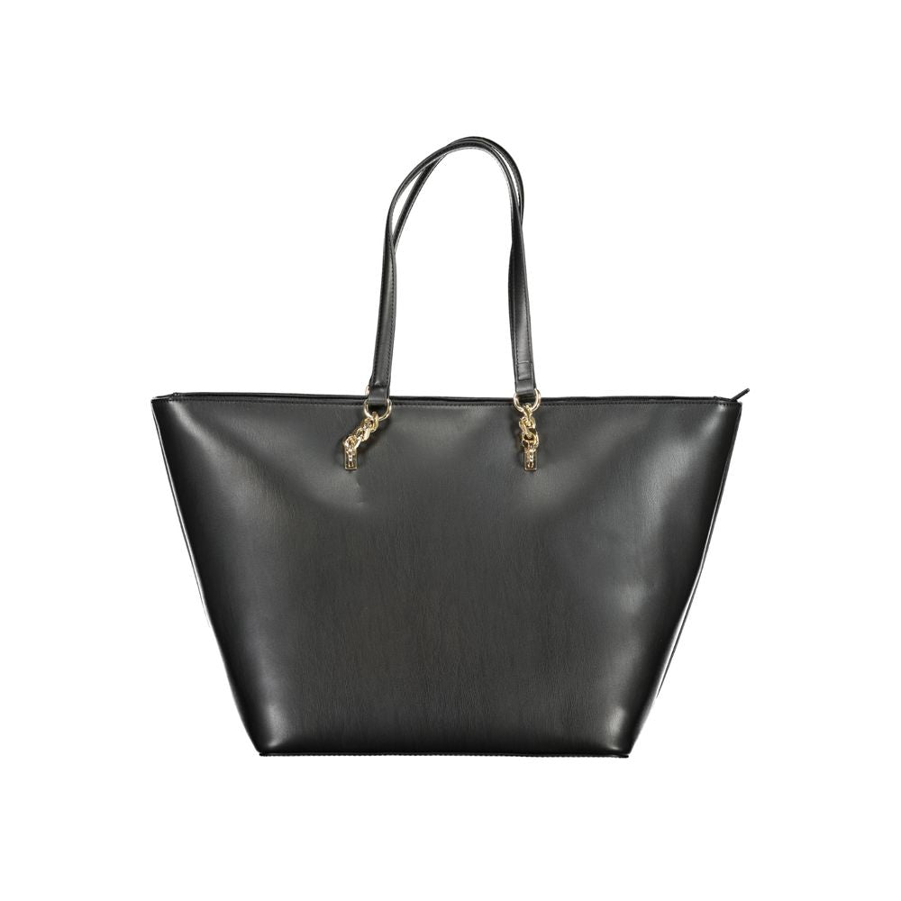 Tommy Hilfiger Black Polyethylene Handbag by Tommy Hilfiger