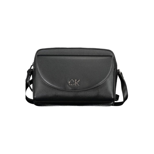 Sac à main en polyéthylène noir Calvin Klein