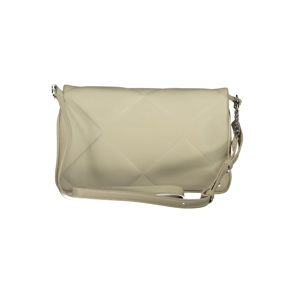 Calvin Klein Beige Cotton Handbag by Calvin Klein