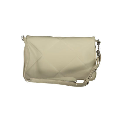 Calvin Klein Beige Cotton Handbag by Calvin Klein