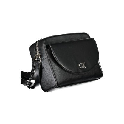Sac à main en polyéthylène noir Calvin Klein
