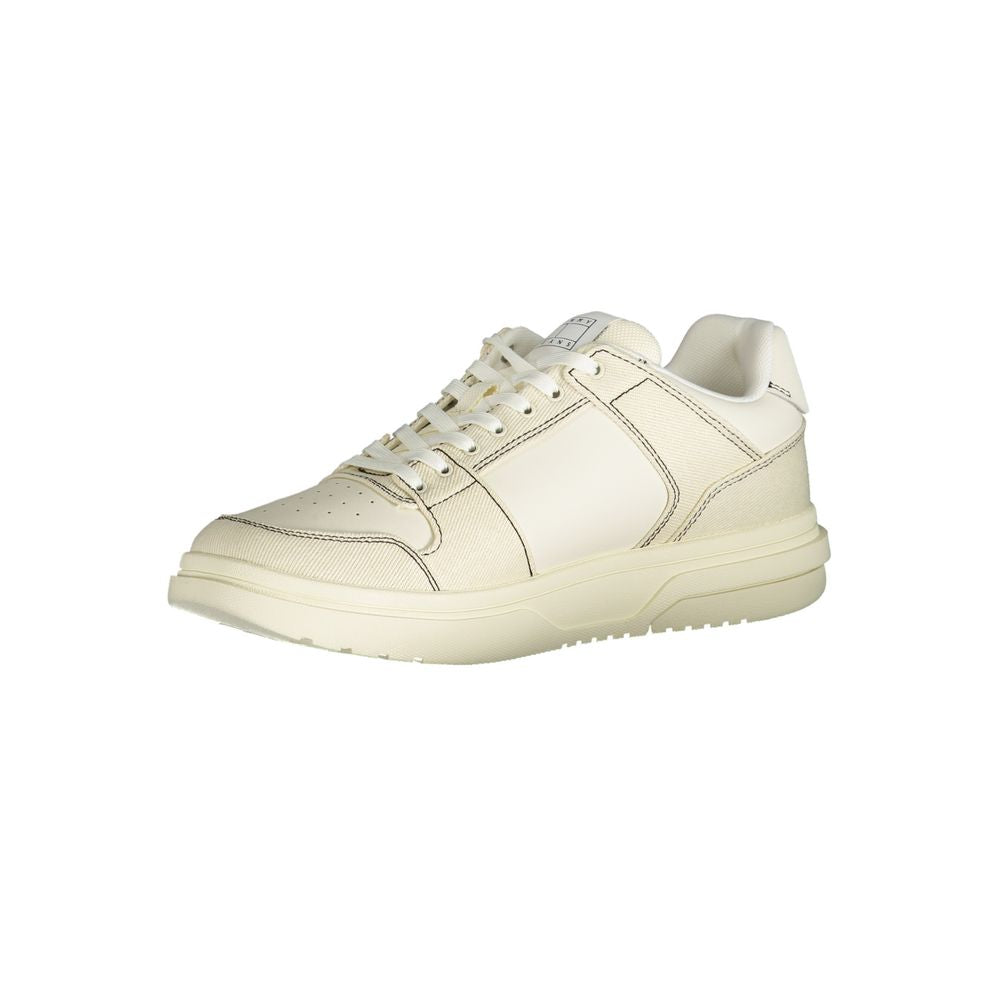 Baskets blanches en polyester Tommy Hilfiger