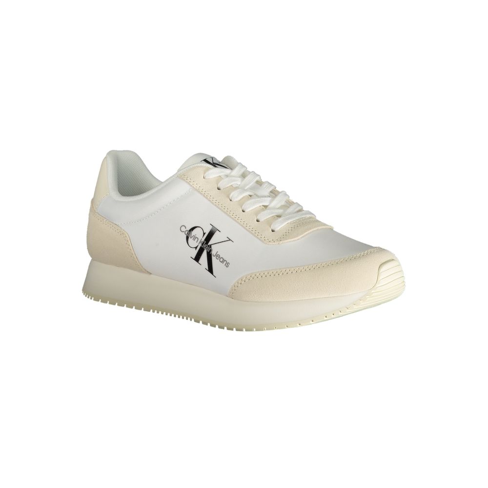 Calvin Klein Beige Polyester Sneaker by Calvin Klein