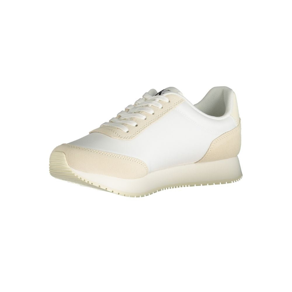 Calvin Klein Beige Polyester Sneaker by Calvin Klein