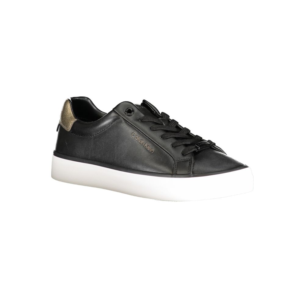 Calvin Klein Black Polyester Sneaker by Calvin Klein