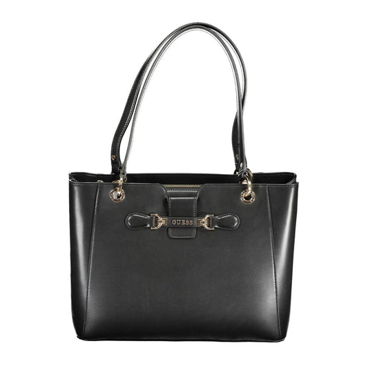 Guess Jeans Black Polyethylene Handbag by Guess Jeans