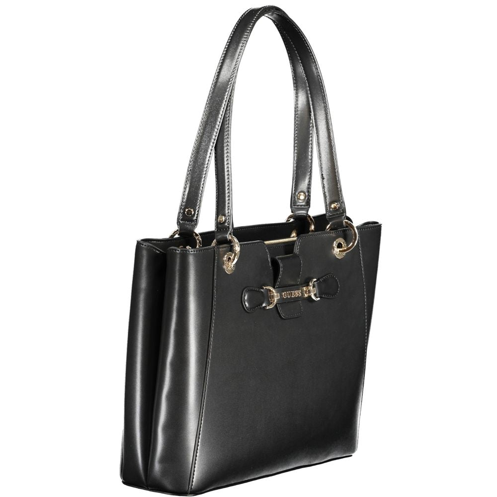 Guess Jeans Black Polyethylene Handbag by Guess Jeans