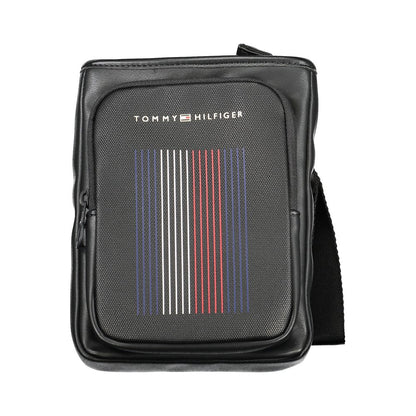 Sac à bandoulière en polyéthylène noir Tommy Hilfiger