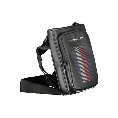 Sac à bandoulière en polyéthylène noir Tommy Hilfiger