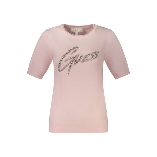 Guess Jeans Pink Viscose Women Sweater by Guess Jeans
