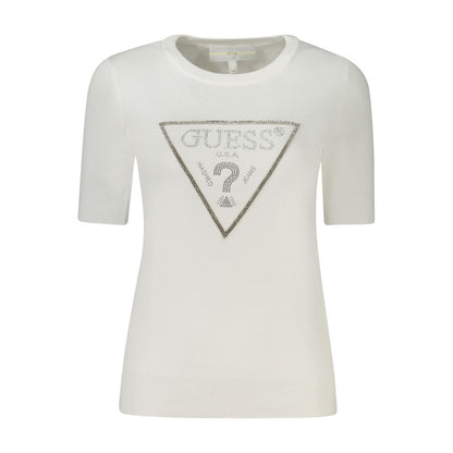 Guess Jeans White Viscose Women Sweater by Guess Jeans