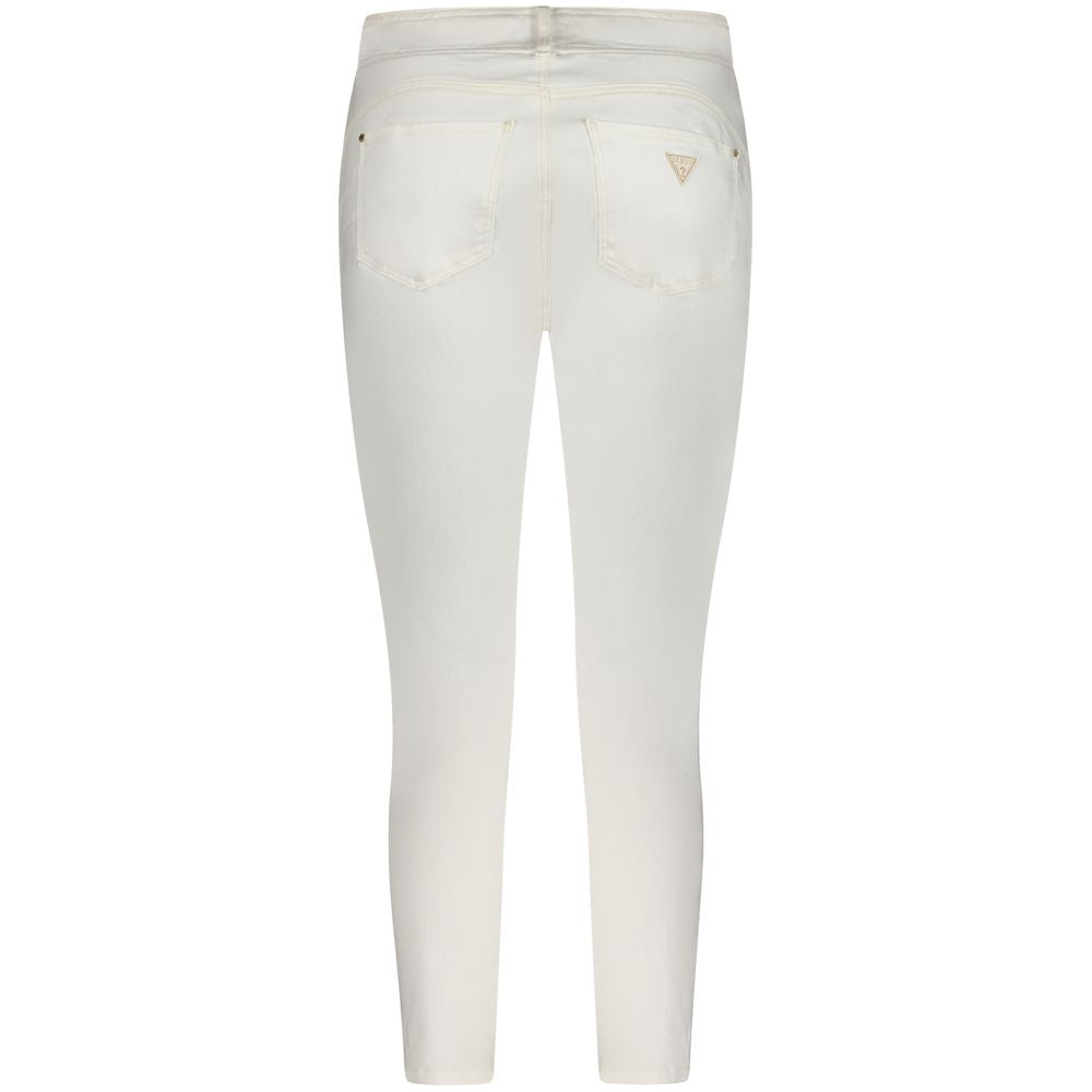 Guess Jeans White Cotton Women Jeans by Guess Jeans