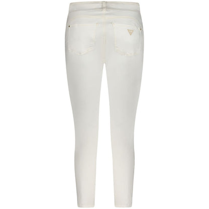 Guess Jeans White Cotton Women Jeans by Guess Jeans