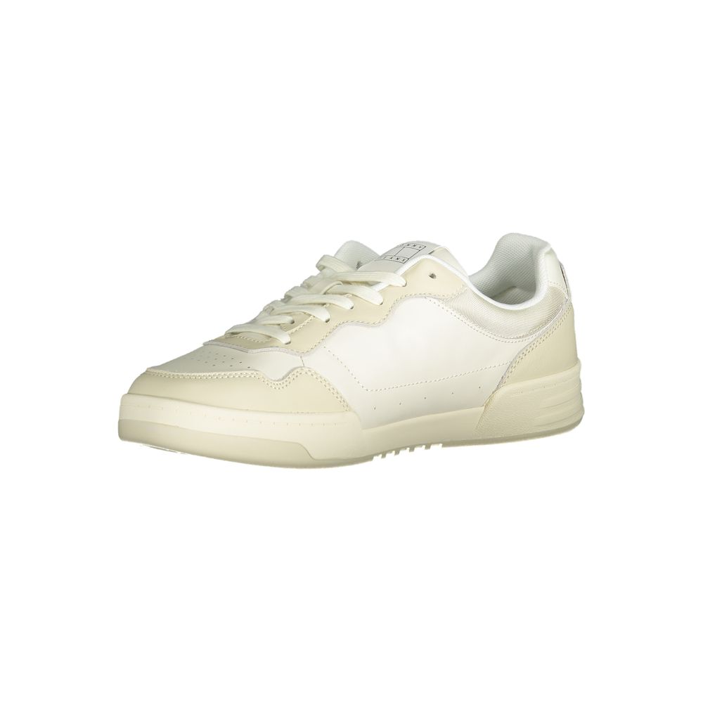 Tommy Hilfiger Beige Polyethylene Men Sneaker by Tommy Hilfiger