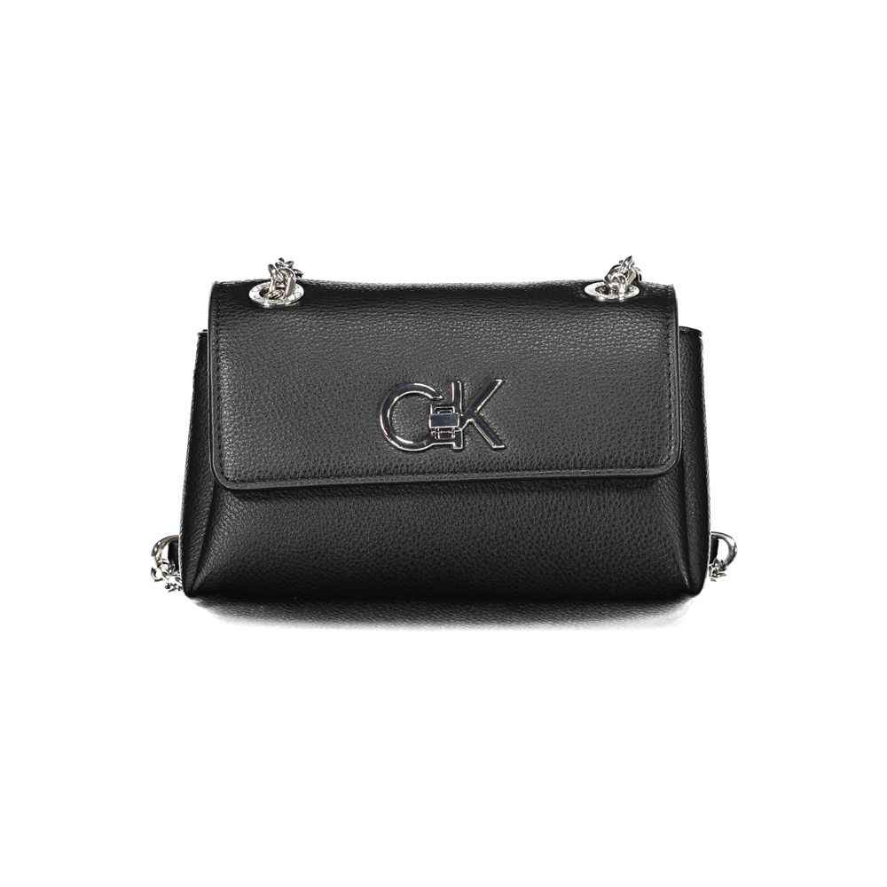 Calvin Klein Handtas Polyethyleen Zwart Voor Damen