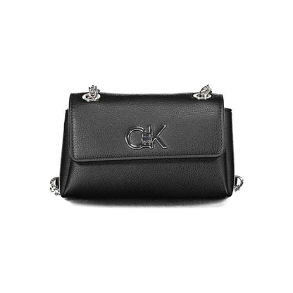 Calvin Klein Handtas Polyethyleen Zwart Voor Damen