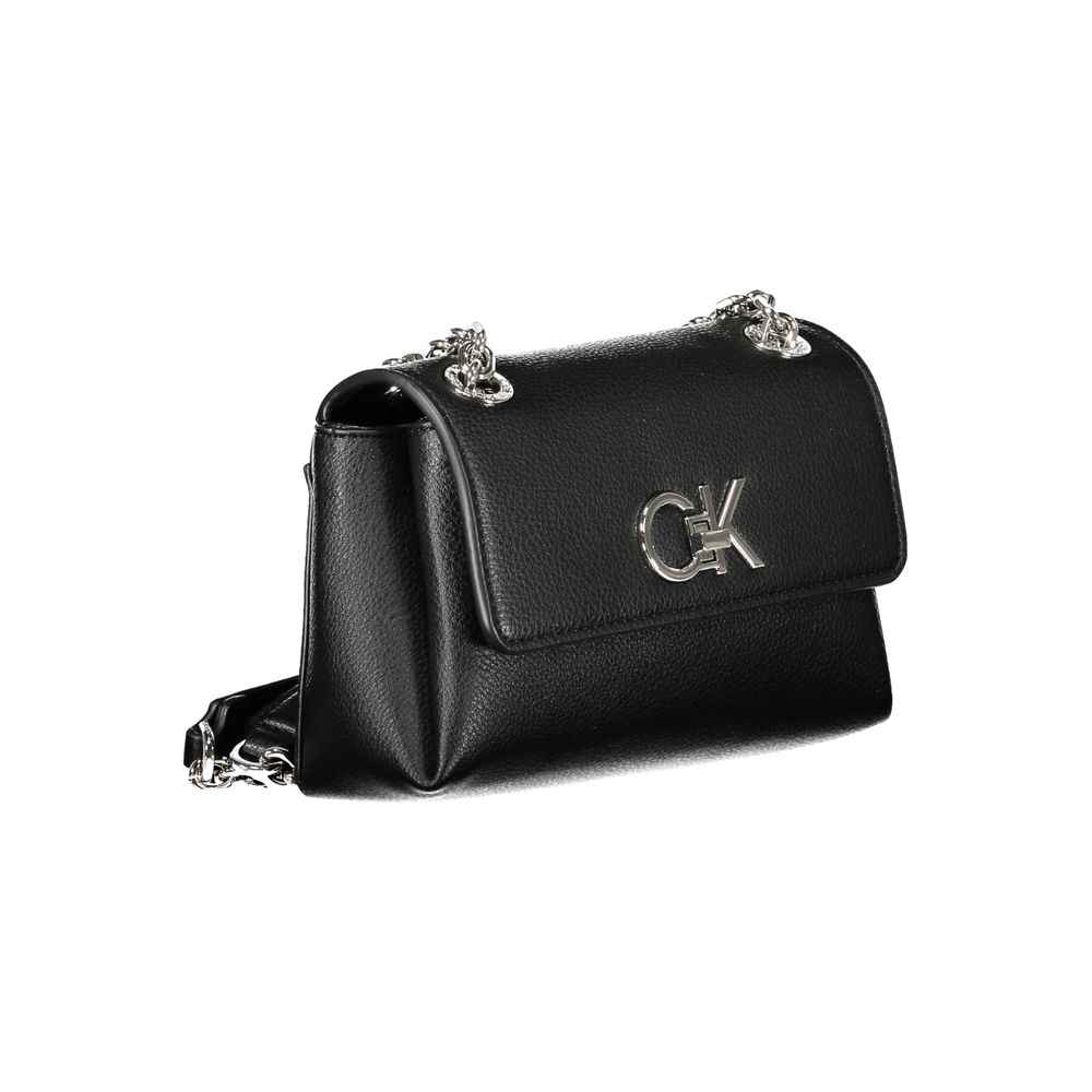 Calvin Klein Handtas Polyethyleen Zwart Voor Damen