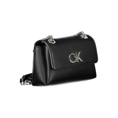 Calvin Klein Handtas Polyethyleen Zwart Voor Damen